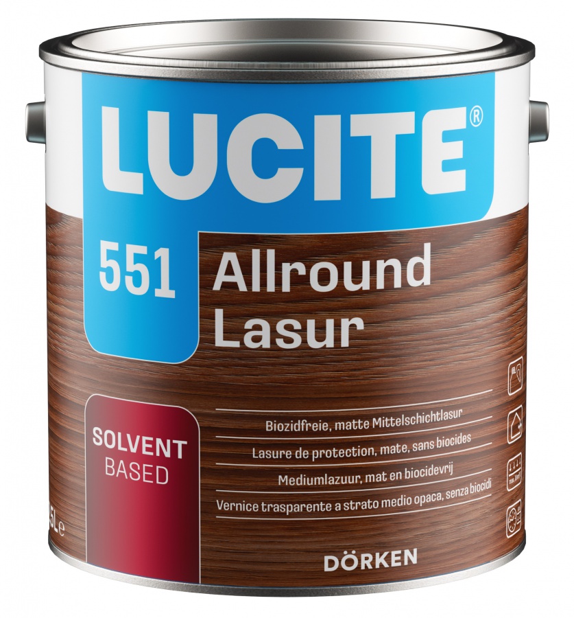 LUCITE 551 Allround Lasur Balení 2,5l