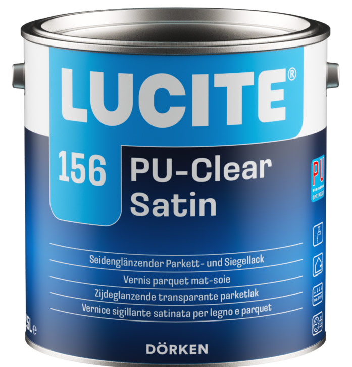 Lucite 156 PU-Clear Satin Balení 0,75l (dříve DELTA Klarlack PU 70, satin)